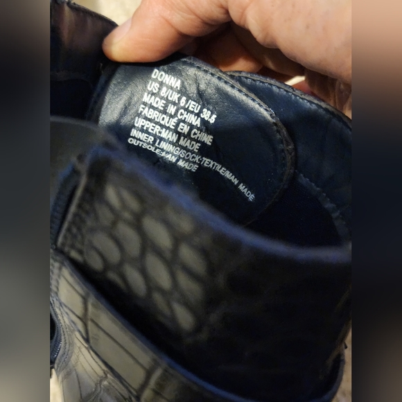 NEW Deep Navy Blue Booties, Women's size 8 - Picture 5 of 5